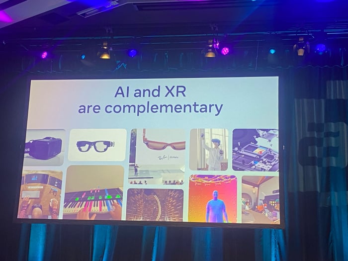 'AI and XR are complementary' tagline at AWE EU 2024
